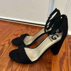 Black Guess Strappy Heels